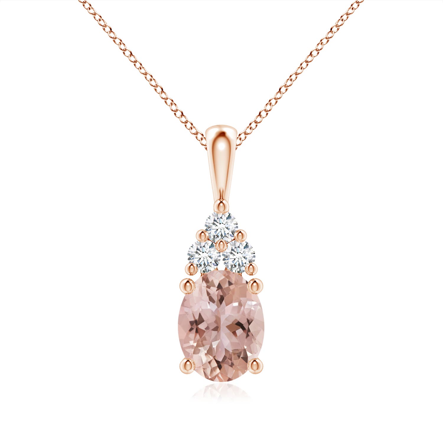 AAA - Morganite / 1.88 CT / 14 KT Rose Gold