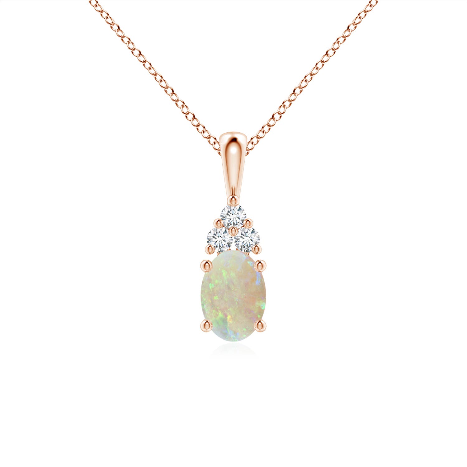 AAA - Opal / 0.56 CT / 14 KT Rose Gold