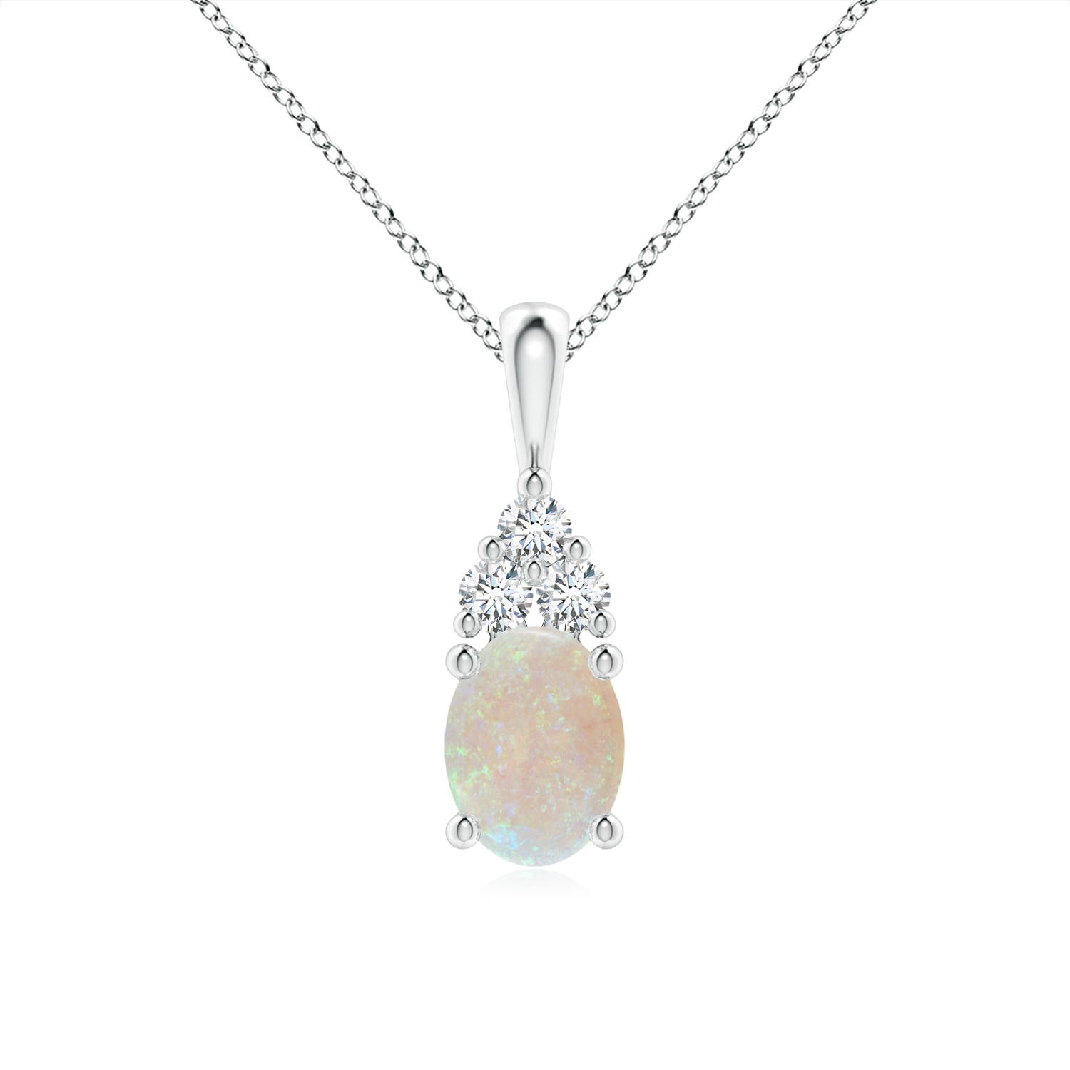 AA - Opal / 1.01 CT / 14 KT White Gold