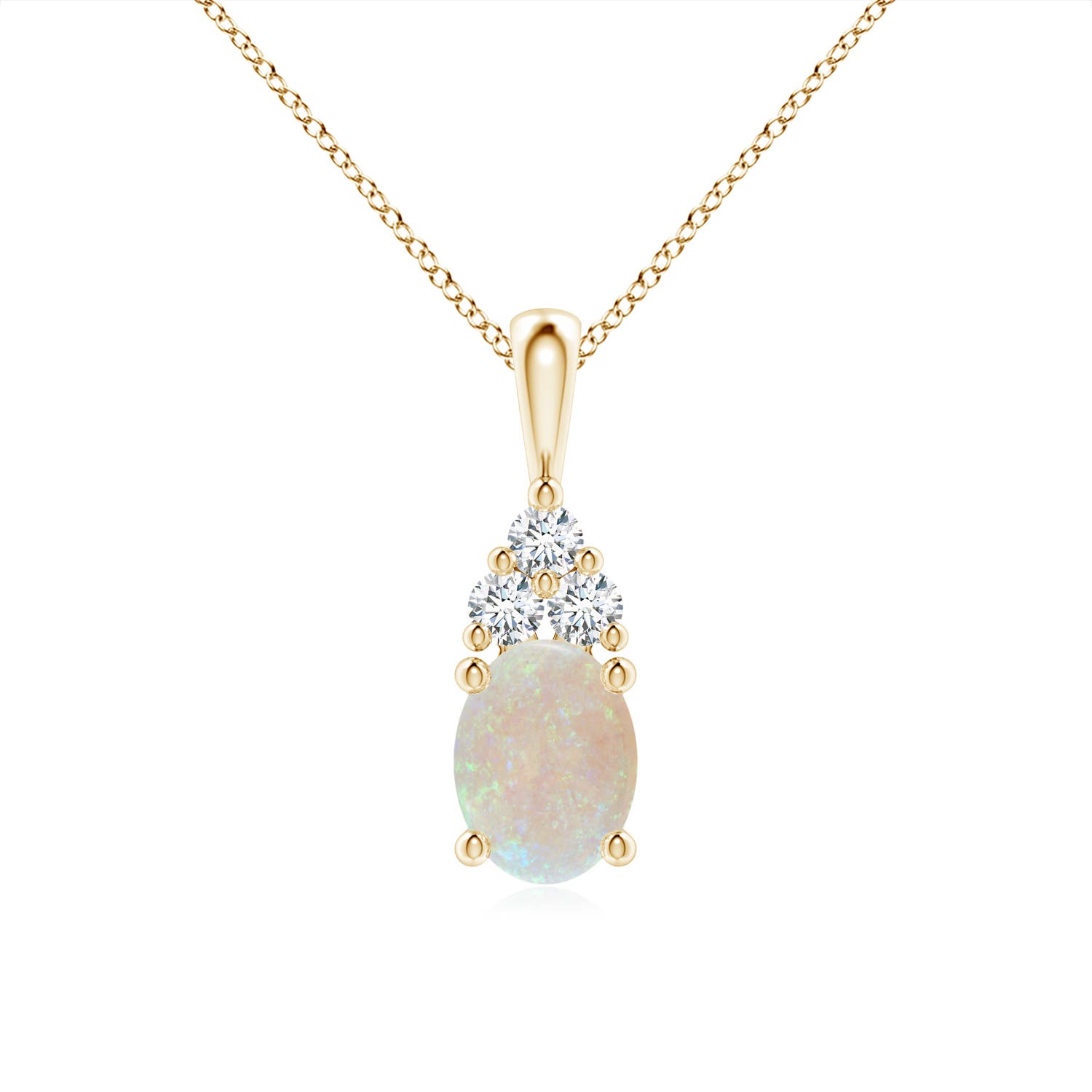 AA - Opal / 1.01 CT / 14 KT Yellow Gold