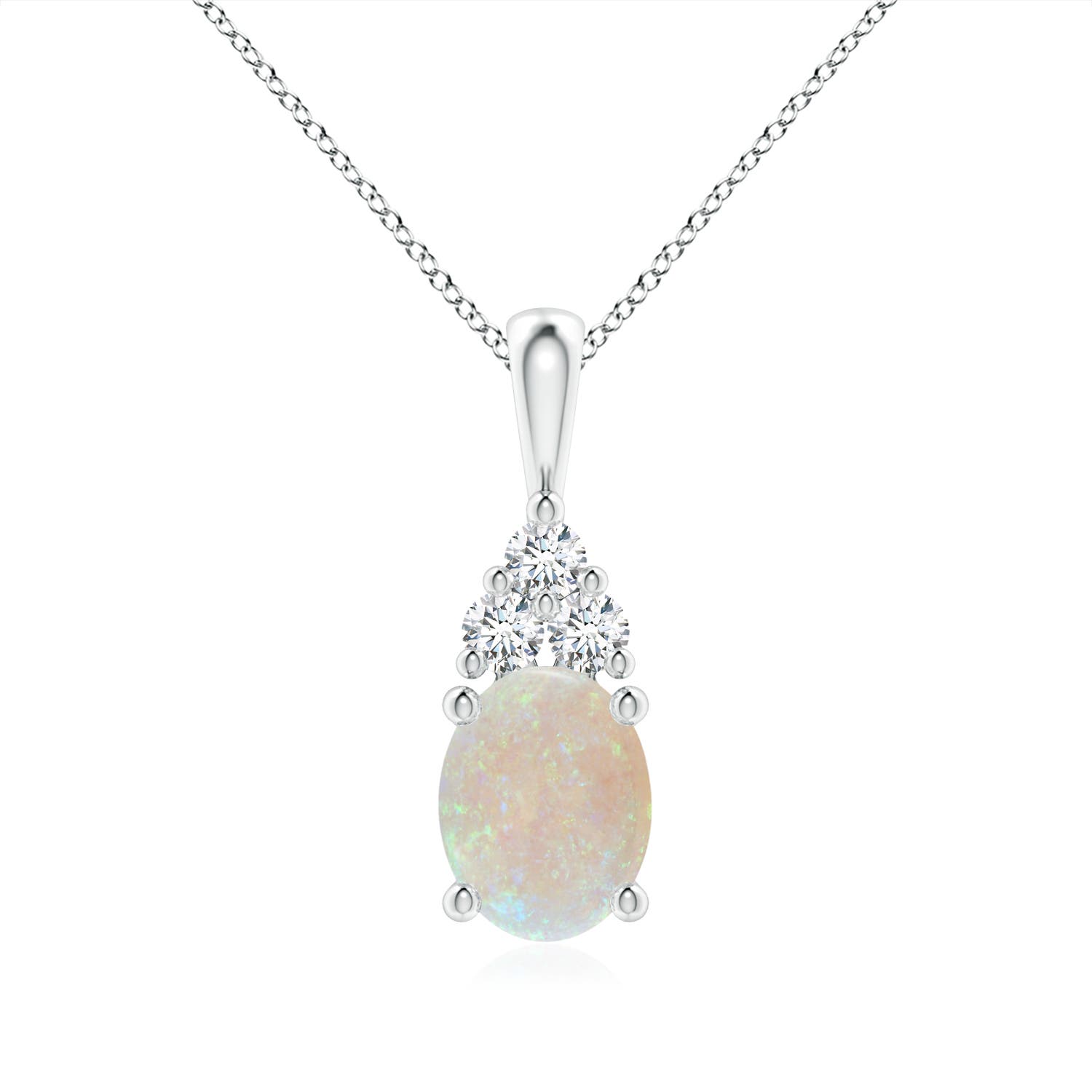 AA - Opal / 1.33 CT / 14 KT White Gold