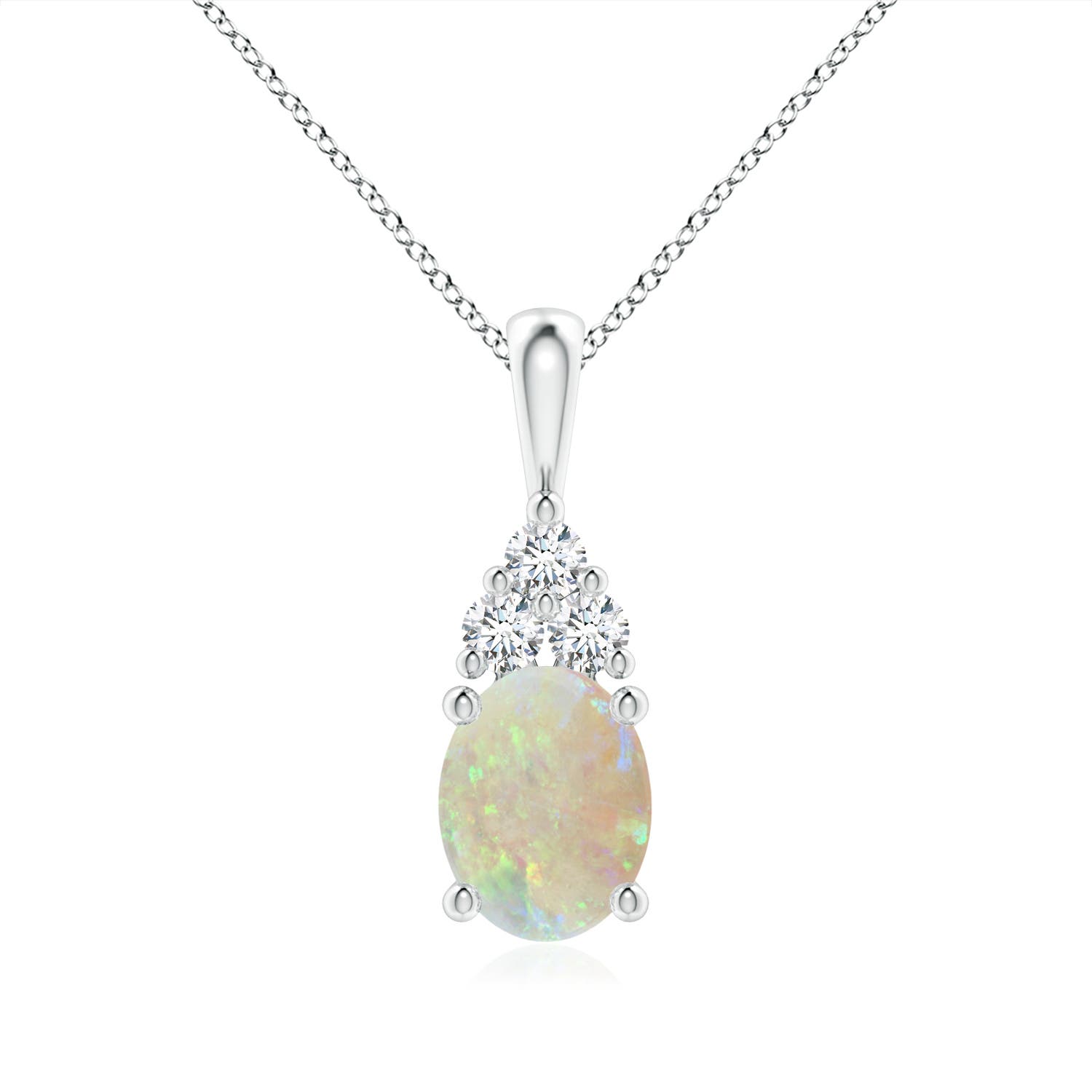 AAA - Opal / 1.33 CT / 14 KT White Gold