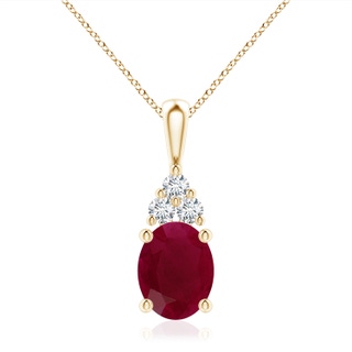 Oval A Ruby
