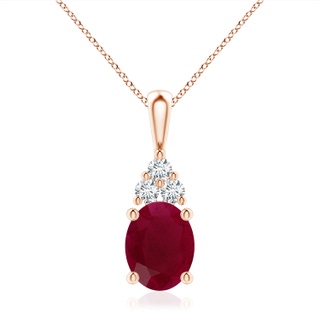 Oval A Ruby