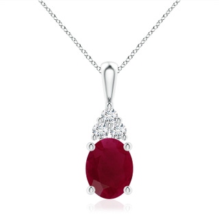 Oval A Ruby
