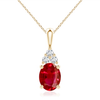 Oval AAA Ruby
