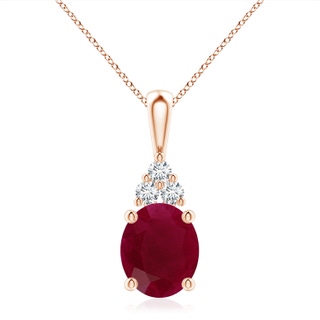Oval A Ruby