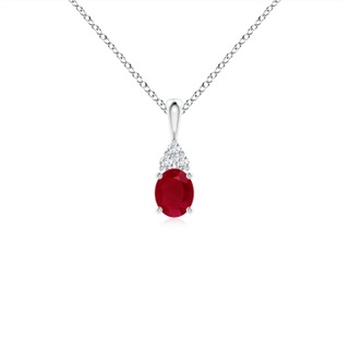 Oval AA Ruby