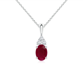 Oval A Ruby