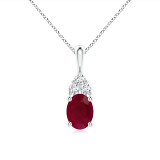 Oval A Ruby