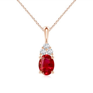 Oval AAA Ruby