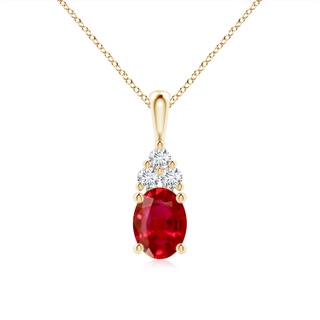 Oval AAA Ruby