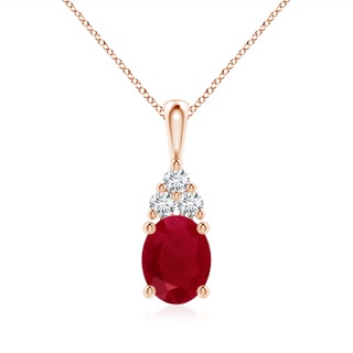 Oval AA Ruby