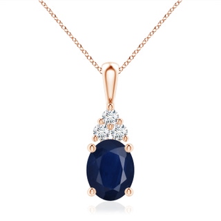 Oval A Blue Sapphire