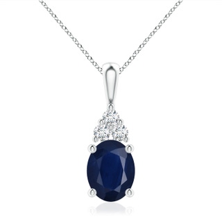 Oval A Blue Sapphire