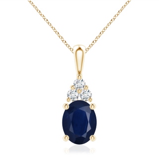Oval A Blue Sapphire