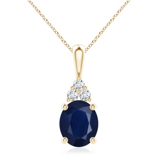 Oval A Blue Sapphire