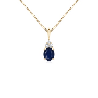 Oval A Blue Sapphire