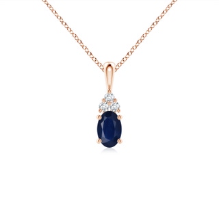 Oval A Blue Sapphire