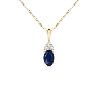 Oval A Blue Sapphire