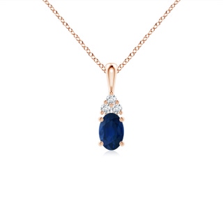 Oval AA Blue Sapphire