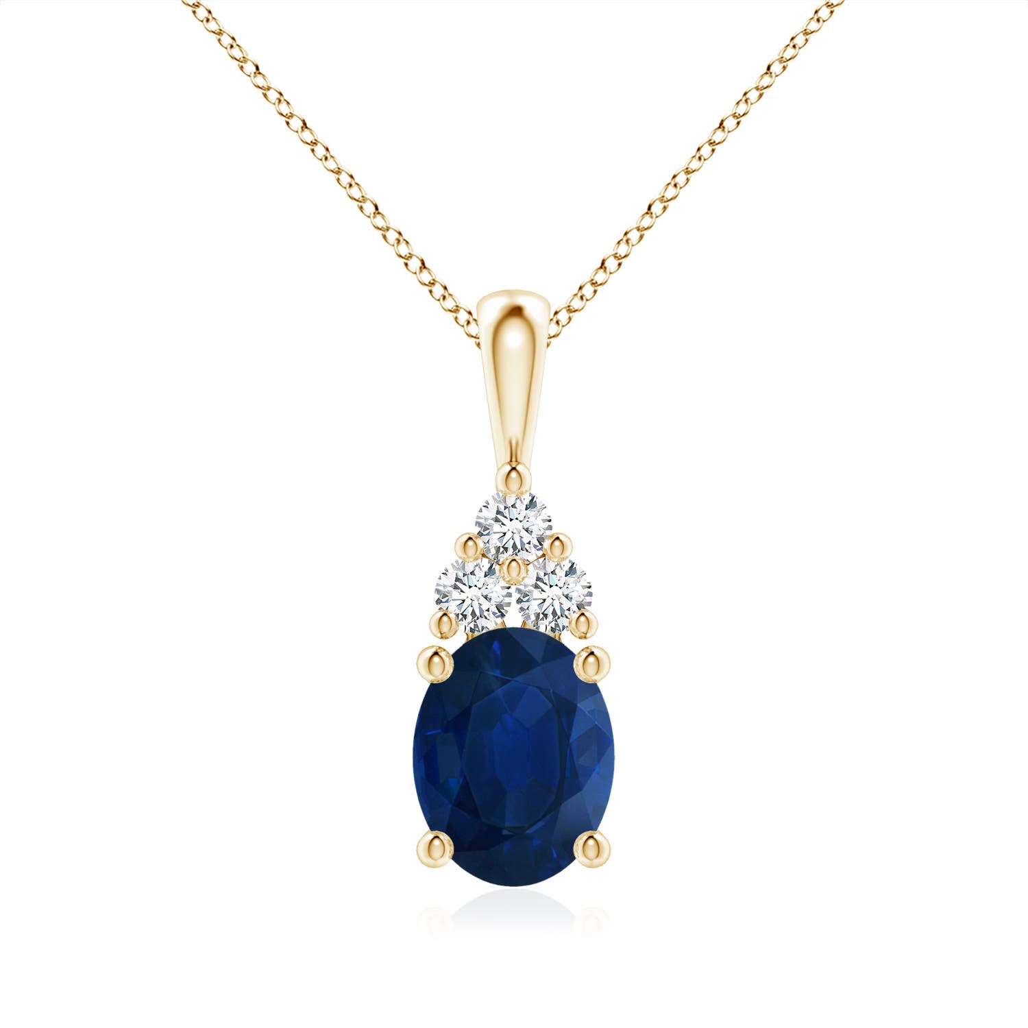 AA - Blue Sapphire / 2.23 CT / 14 KT Yellow Gold