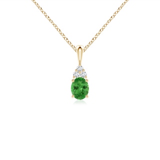 Oval AA Tsavorite