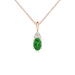 Oval AAAA Tsavorite