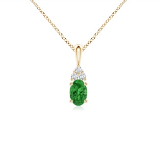 Oval AAAA Tsavorite