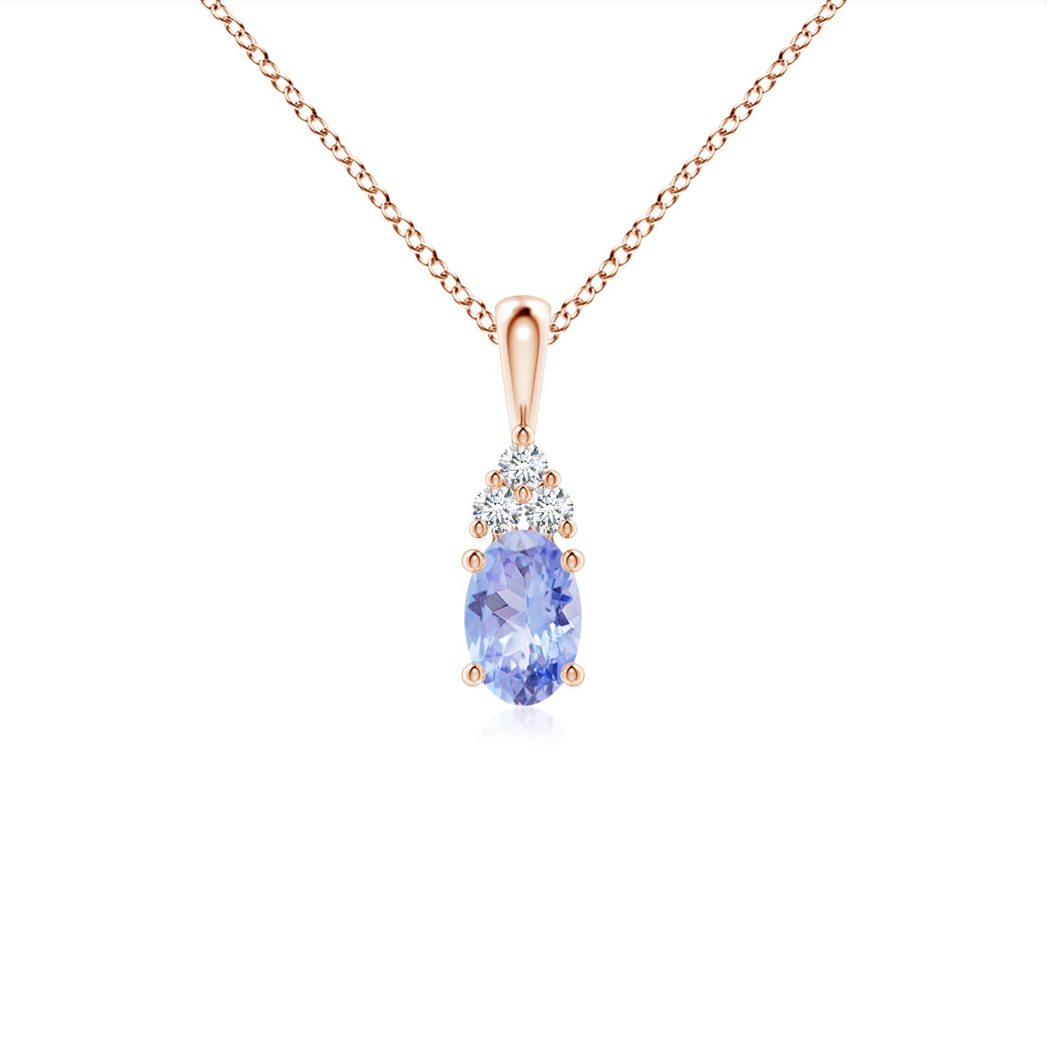 AA - Tanzanite / 0.51 CT / 14 KT Rose Gold