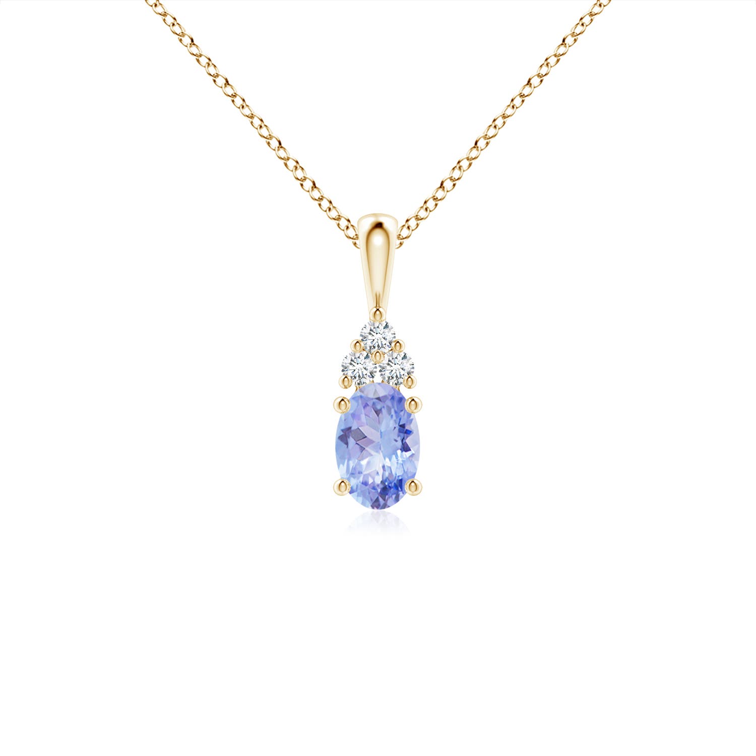 AA - Tanzanite / 0.51 CT / 14 KT Yellow Gold