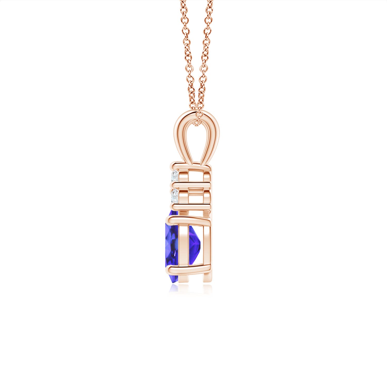 AA - Tanzanite / 0.91 CT / 14 KT Rose Gold