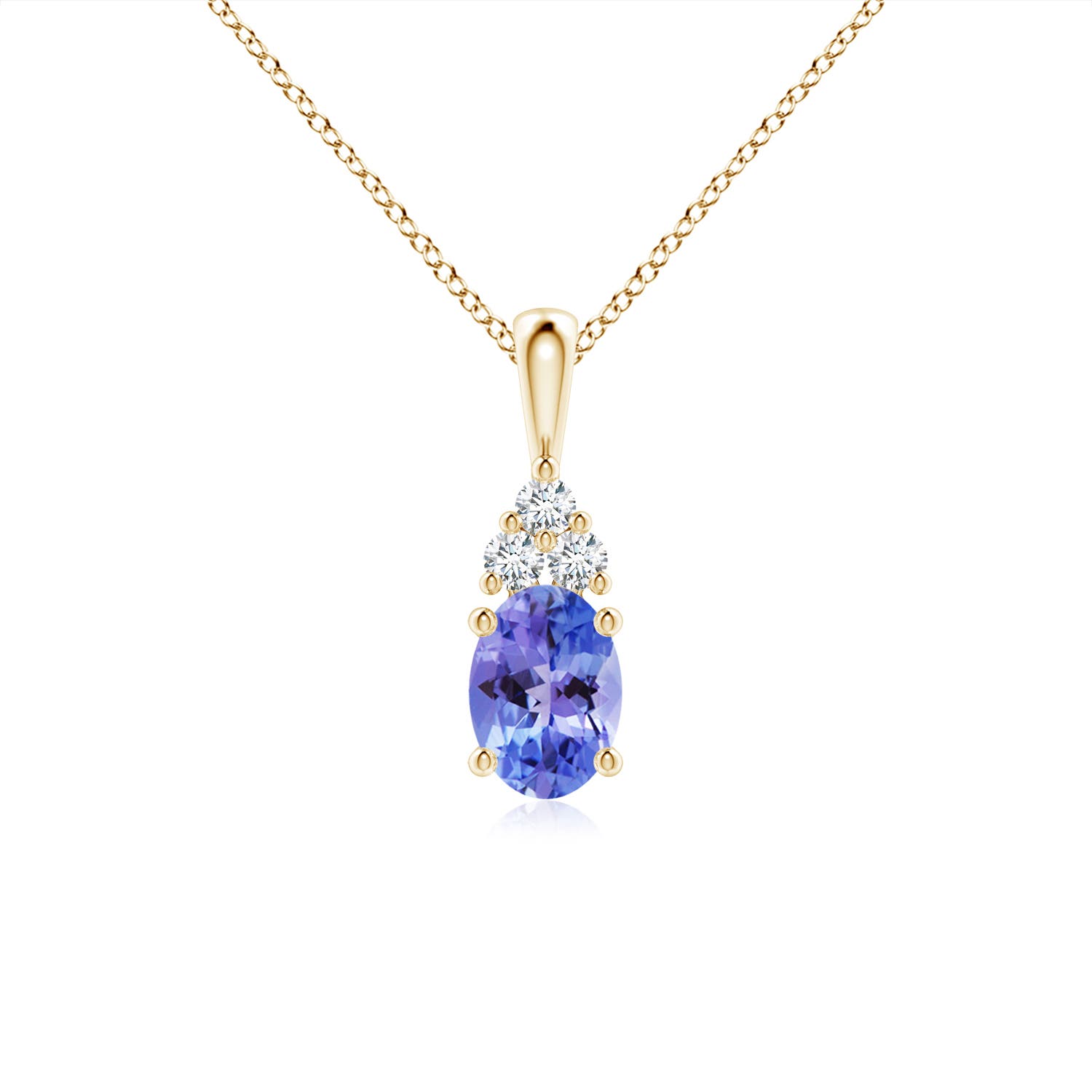 AA - Tanzanite / 0.91 CT / 14 KT Yellow Gold