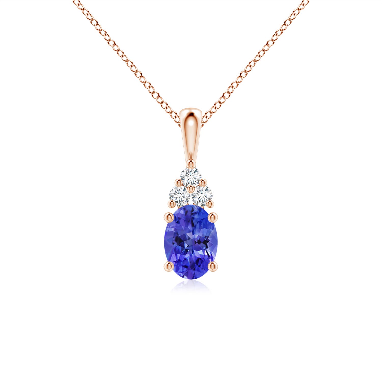 AAA - Tanzanite / 0.91 CT / 14 KT Rose Gold