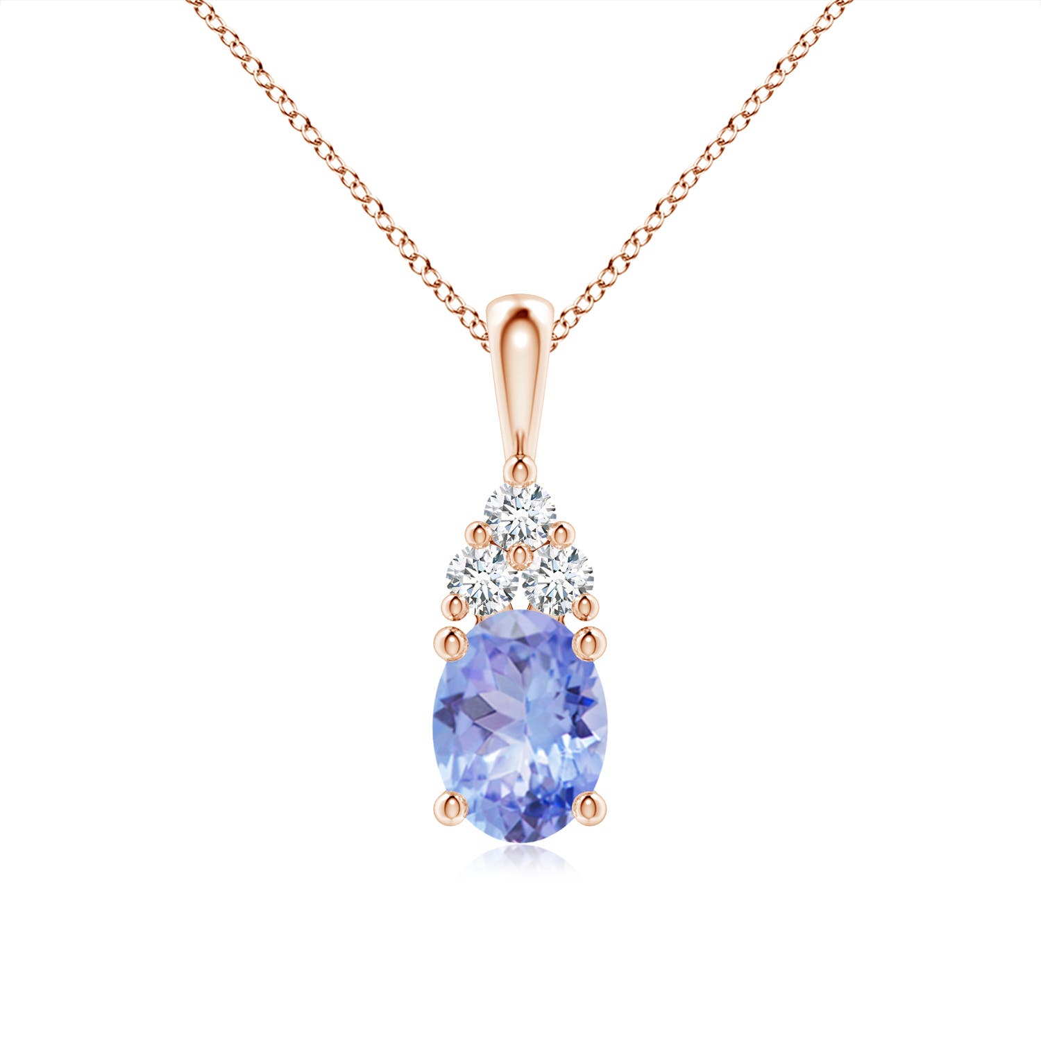 A - Tanzanite / 1.46 CT / 14 KT Rose Gold