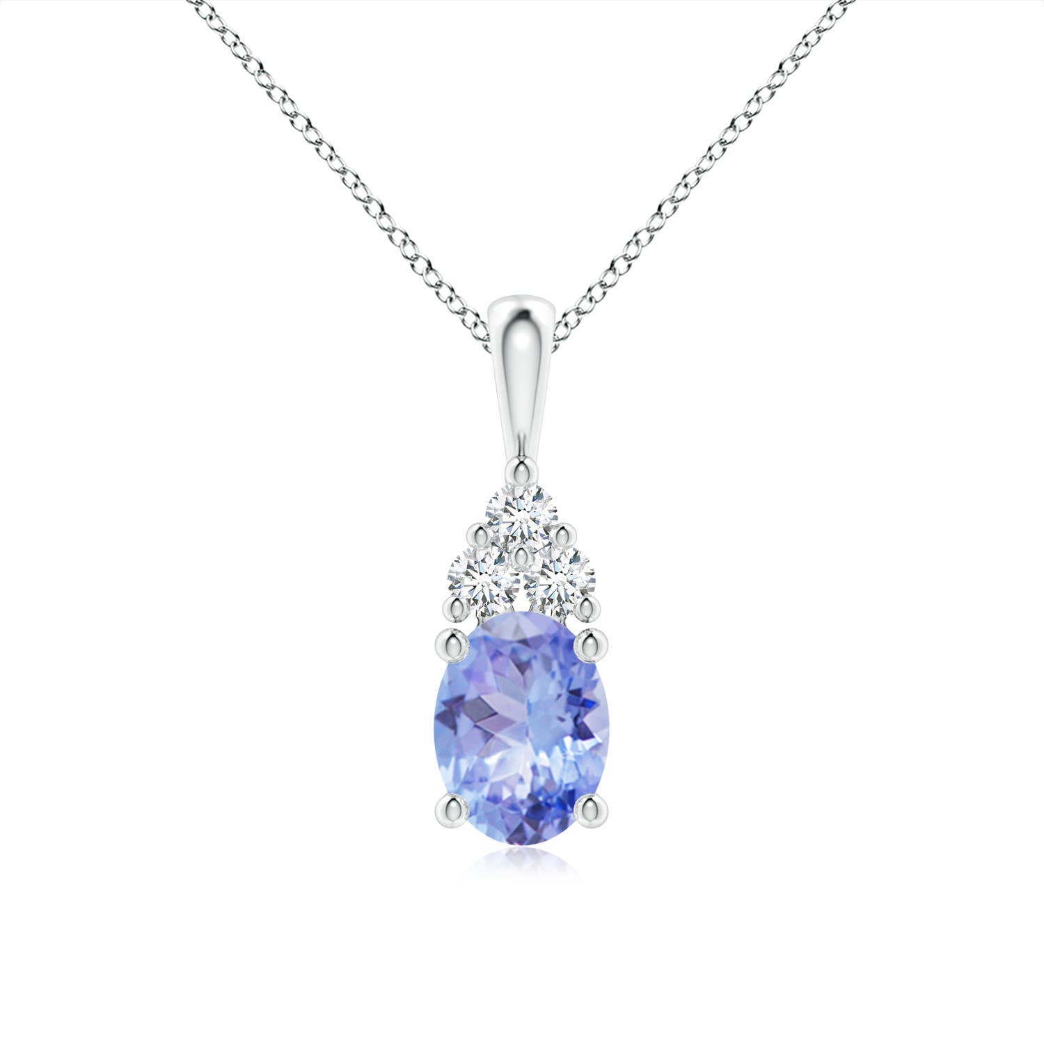 A - Tanzanite / 1.46 CT / 14 KT White Gold