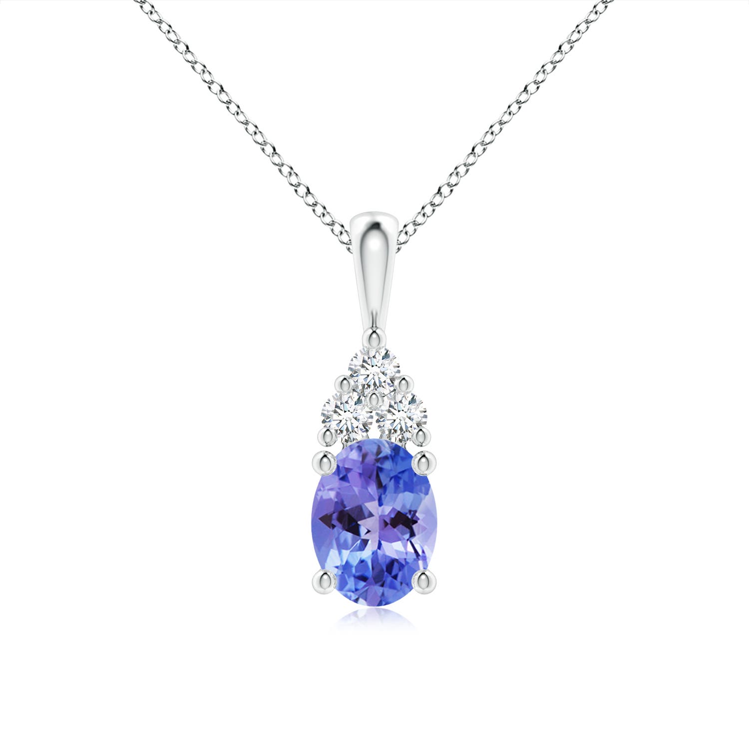 AA - Tanzanite / 1.46 CT / 14 KT White Gold