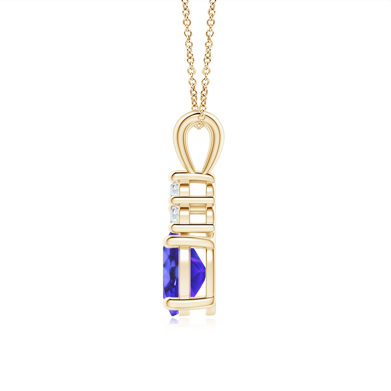 AA - Tanzanite / 1.46 CT / 14 KT Yellow Gold