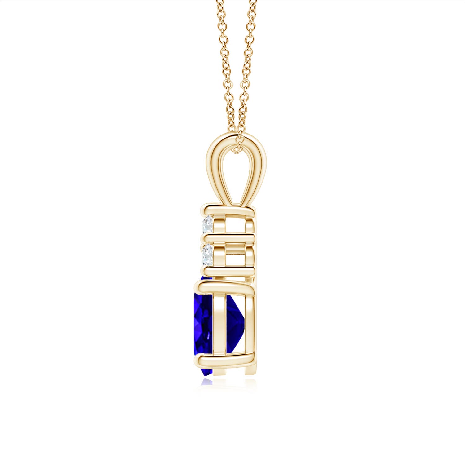 AAAA - Tanzanite / 1.46 CT / 14 KT Yellow Gold