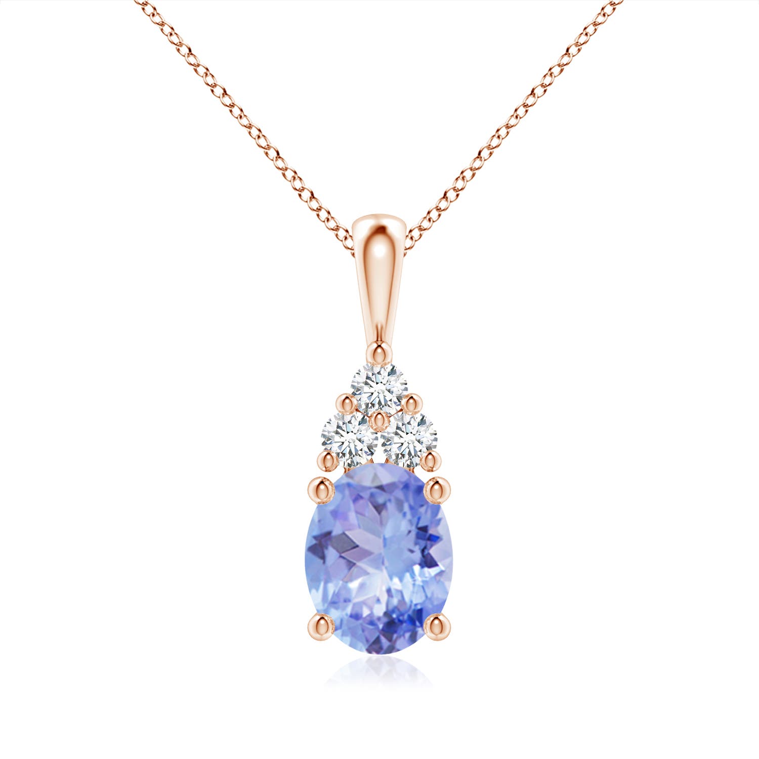 A - Tanzanite / 2.13 CT / 14 KT Rose Gold