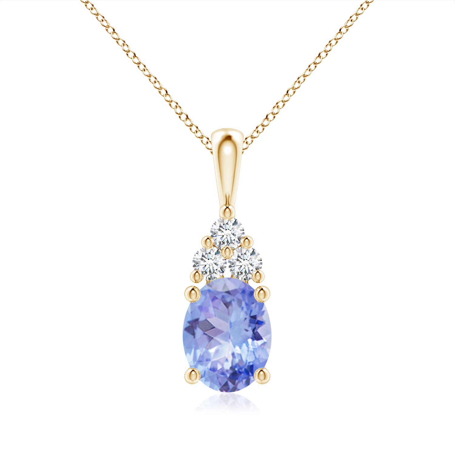 A - Tanzanite / 2.13 CT / 14 KT Yellow Gold