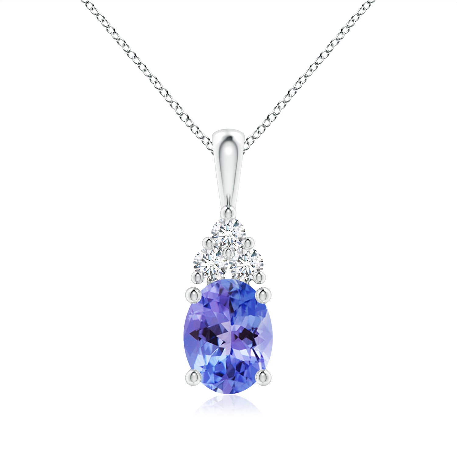 AA - Tanzanite / 2.13 CT / 14 KT White Gold