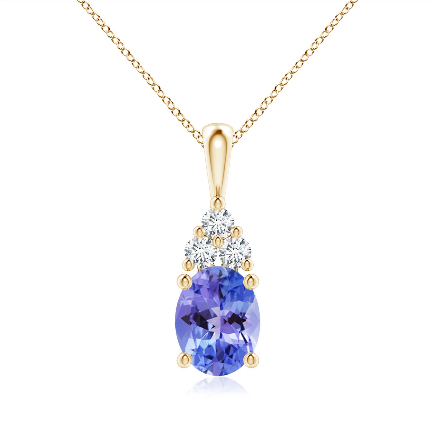 AA - Tanzanite / 2.13 CT / 14 KT Yellow Gold