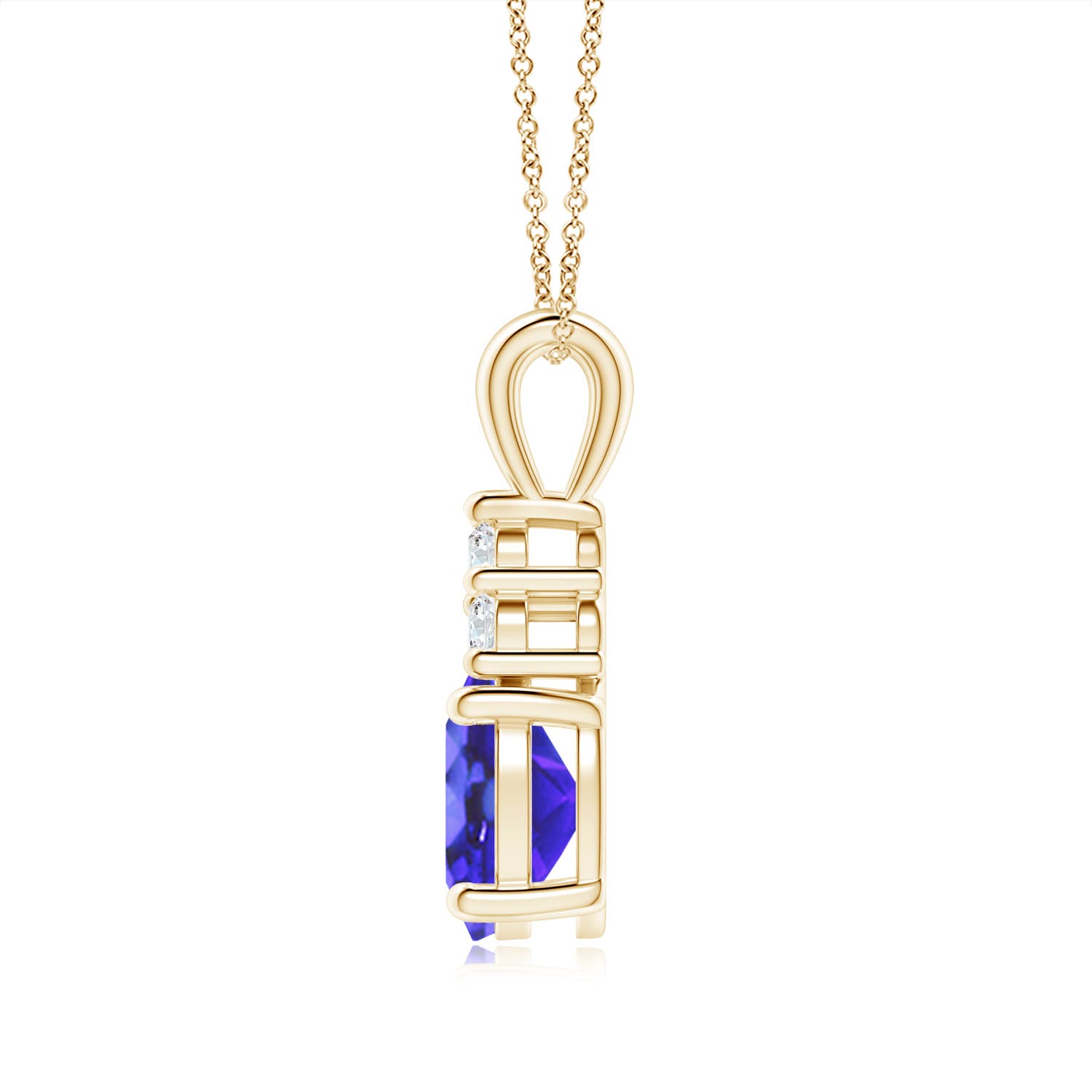 AA - Tanzanite / 2.13 CT / 14 KT Yellow Gold