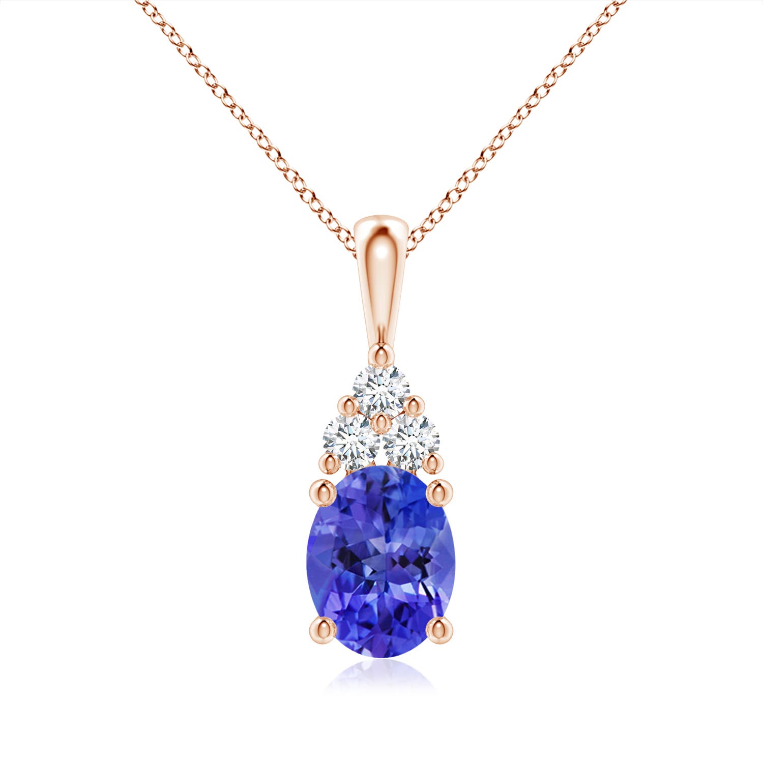 AAA - Tanzanite / 2.13 CT / 14 KT Rose Gold