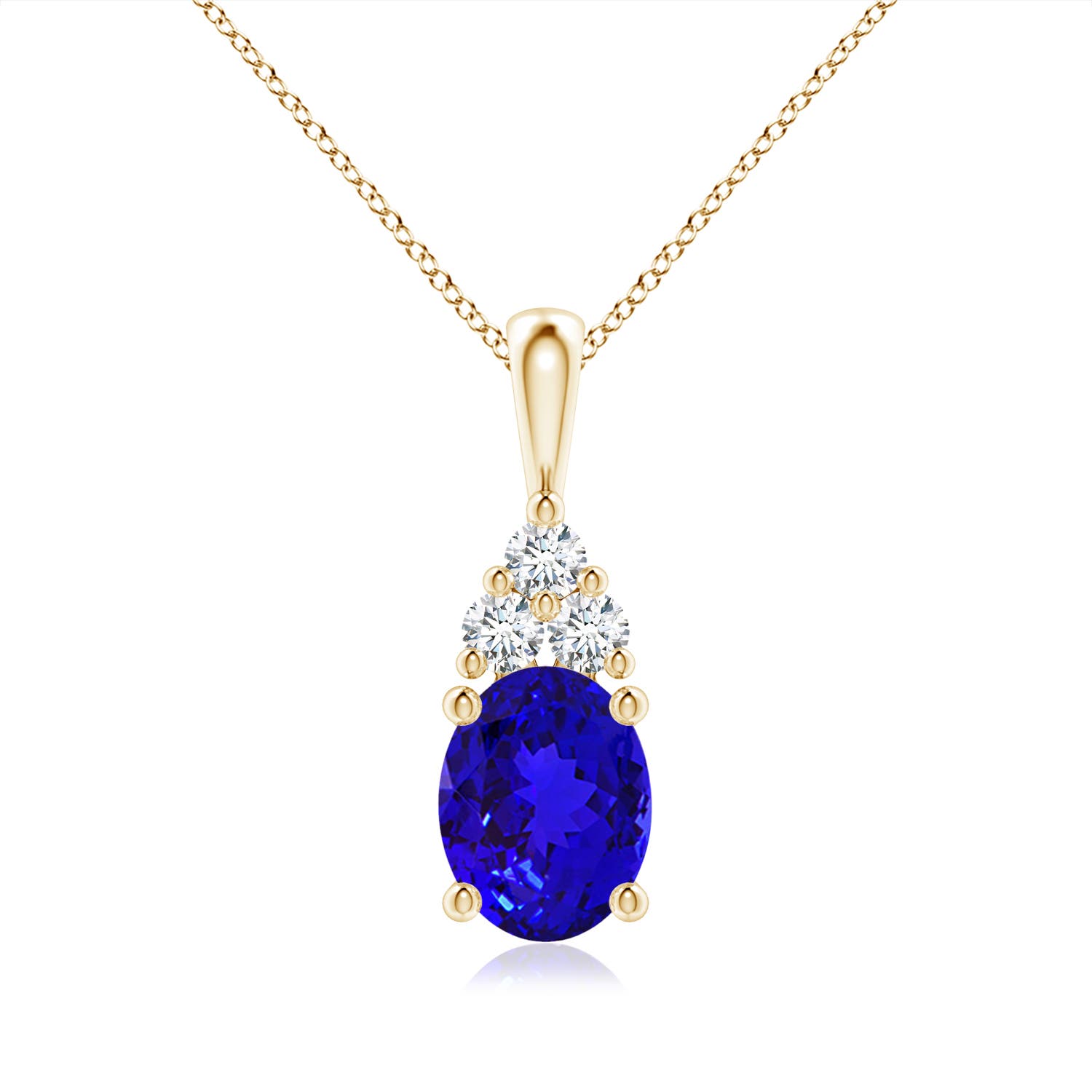 AAAA - Tanzanite / 2.13 CT / 14 KT Yellow Gold