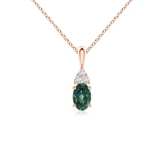 Oval AA Teal Montana Sapphire