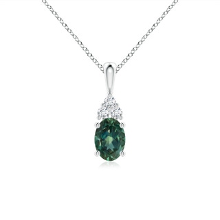 Oval AA Teal Montana Sapphire