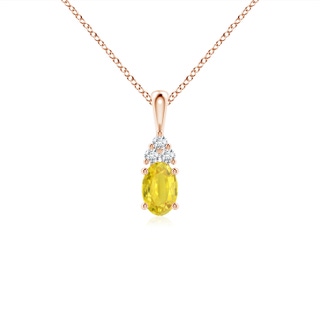 Oval AA Yellow Sapphire