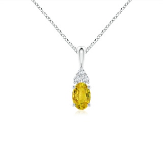 Oval AAAA Yellow Sapphire